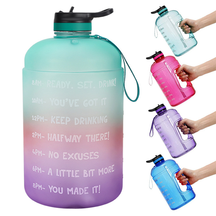Wide Mouth Gym Gallon Water Bottles Plastic Water Bottle