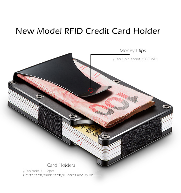 Aluminium Alloy Credit Card Holder