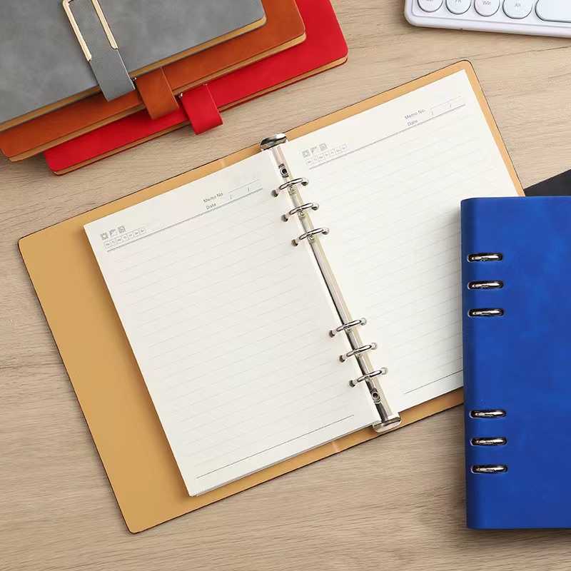 A6 Business Flip Notepad Leather Cover