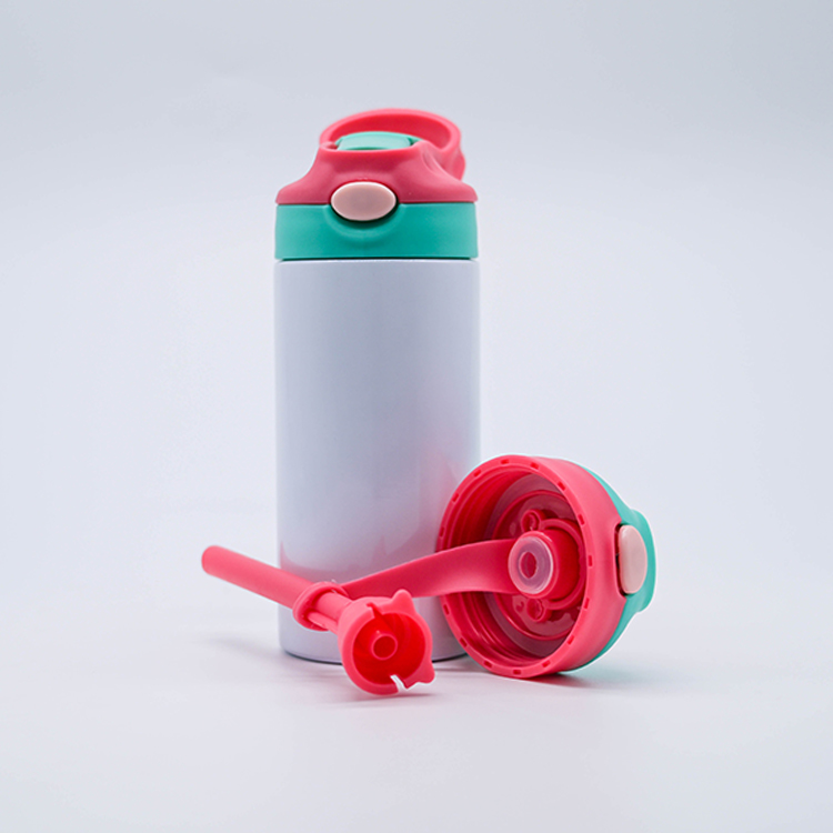 12 oz Kids Stainless Steel Silicone Baby Bottle
