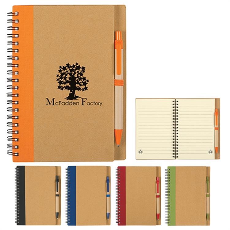  Custom Promotional Eco Handy Pocket Spirlal Notebook With Pen