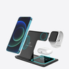 3 in 1 Fast Wireless Charging Station Dock Mobile Phone 15W Wireless Charger Stand Compatible with Watch and Earphone Series