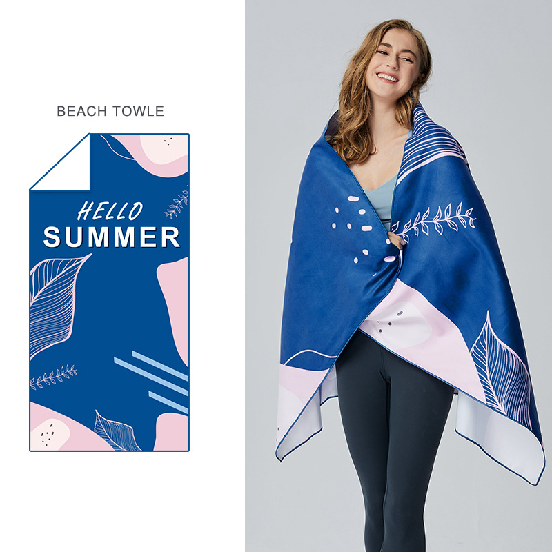 Lightweight Thin Beach Towel Extra Large Microfiber Sand Free Towels for Adult Quick Dry Travel Camping Beach