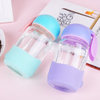 Cute Rabbit Bunny Ears Glass Gift Water Bottle Cup