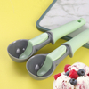 Ice Cream Scoop with Easy Trigger, Plastic Scoops for Baking, Melon Baller Scoop Perfect for Frozen Yogurt, Gelatos, Sundaes