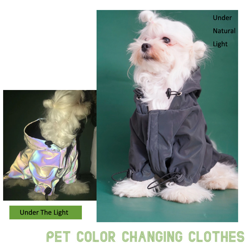 Reflective Dog Jacket Coat Clothes Small Medium Dogs Hoodies Jumpsuit