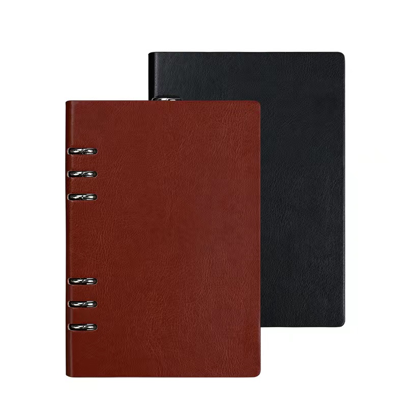 A6 Business Flip Notepad Leather Cover