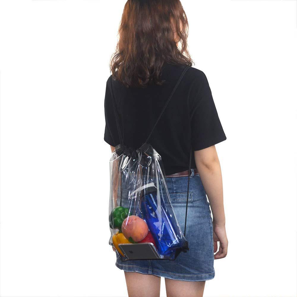 Transparent Drawstring Backpack