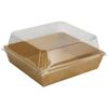 Sandwich/Food Box With Plastic Lid