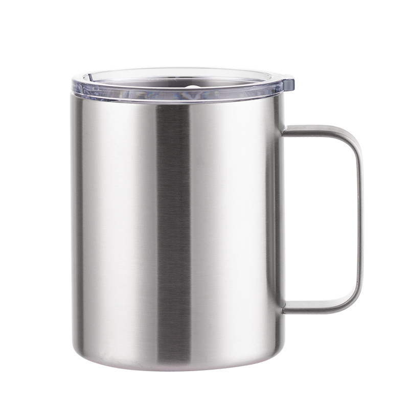 12 oz Stainless Steel Cup with Handle