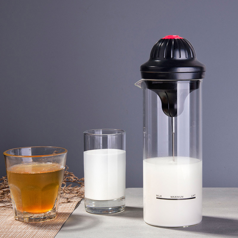 Milk Frother Electric Foamer Coffee Foam Maker Milk Shake Mixer Battery Milk Frother Jug Cup