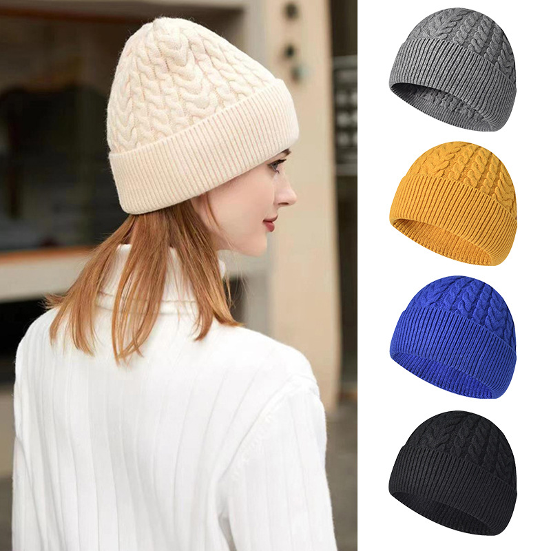 Cable Knit Beanie Hats for Women Men Ski Skull Cap Slouchy Winter Hat