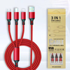 Multi-Function 3 in 1 USB Charging Cable