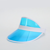 Anti-UV Headwear Highlight Plastic Cap Visor Outdoor Hat