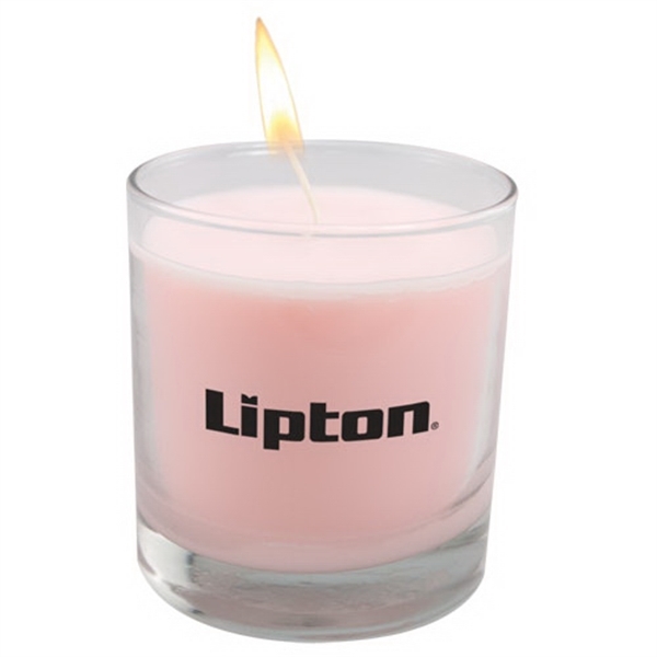 Wax Scented Candle Heavy Base Glass