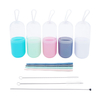 Reusable Silicone Straw in Keychain Carrying Case