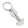 Zinc Alloy Key Ring Shopping Trolley Tokens Portable Metal Keychain for Change or Grocery Shopping Cart