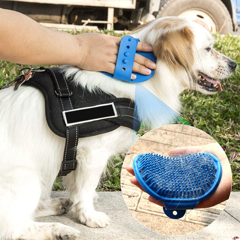 Silicone Pet Grooming Brush for Bathing