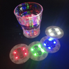 LED Coasters for Drinks LED Bar Coaster Bottle Light Sticker Perfect for Party, Wedding, Bar
