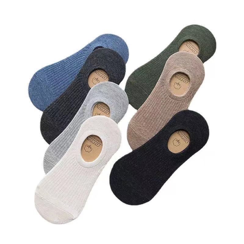Unisex Men Women Custom Logo Cotton Elastic Invisible Ankle Socks