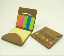 Personalized Eco Sticky Note & Flag Booklet In Pocket Case