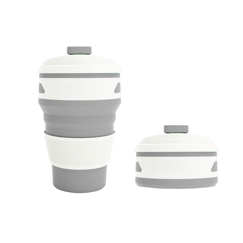 Wholesale Reusable Foldable Silicone Water Coffee Cup