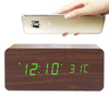 Wooden Wireless Charging Alarm Clock