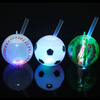 Colorful 20oz LED Ball Tumbler with Straw