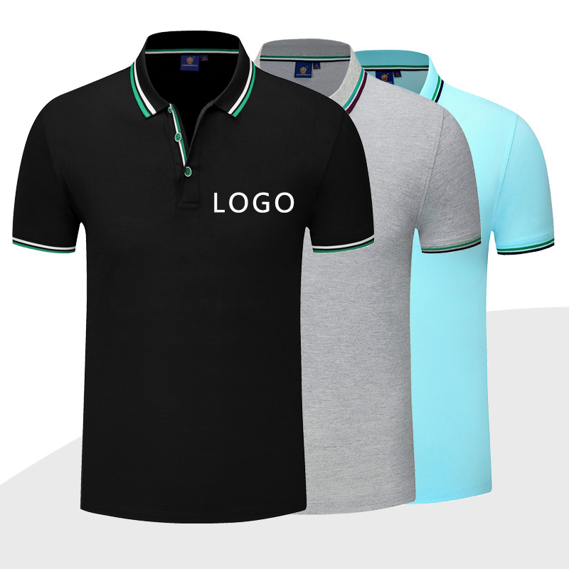 Casual Men Embroidered Polyester Fabric Cotton Polo Shirt