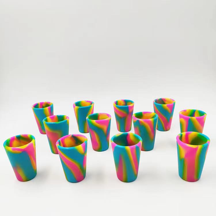 16OZ Rainbow Blend Silicone Cup