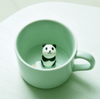 Celadon Ceramic Stereoscopic Cute Animal Mug