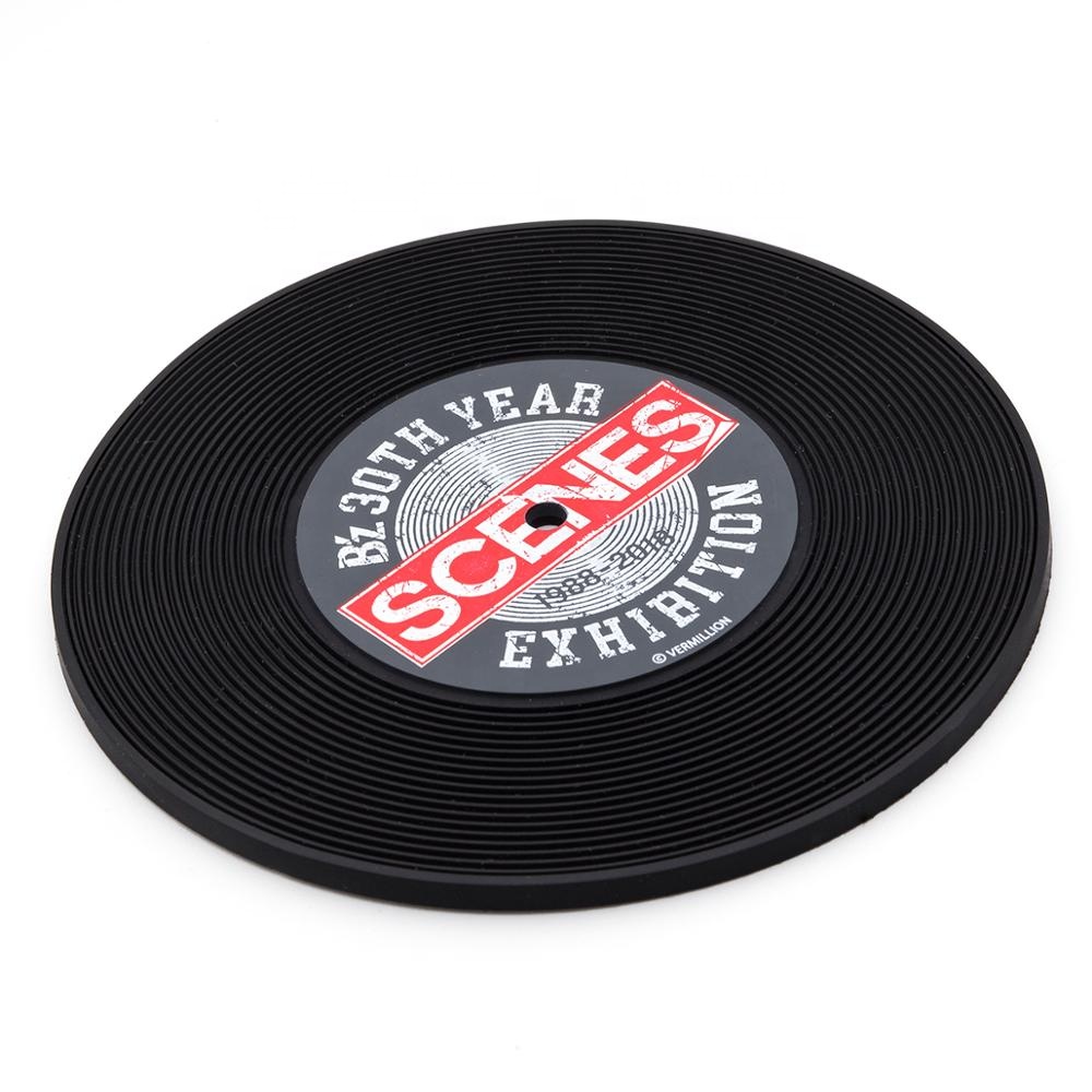 Customize Logo Vinyl Coaster Cup Mat