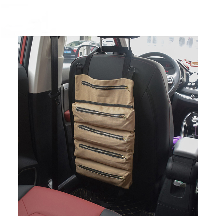 Customized Multi-function Canvas Car Storage Bag